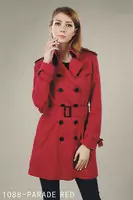 vintage burberry trench coat hiver d-red